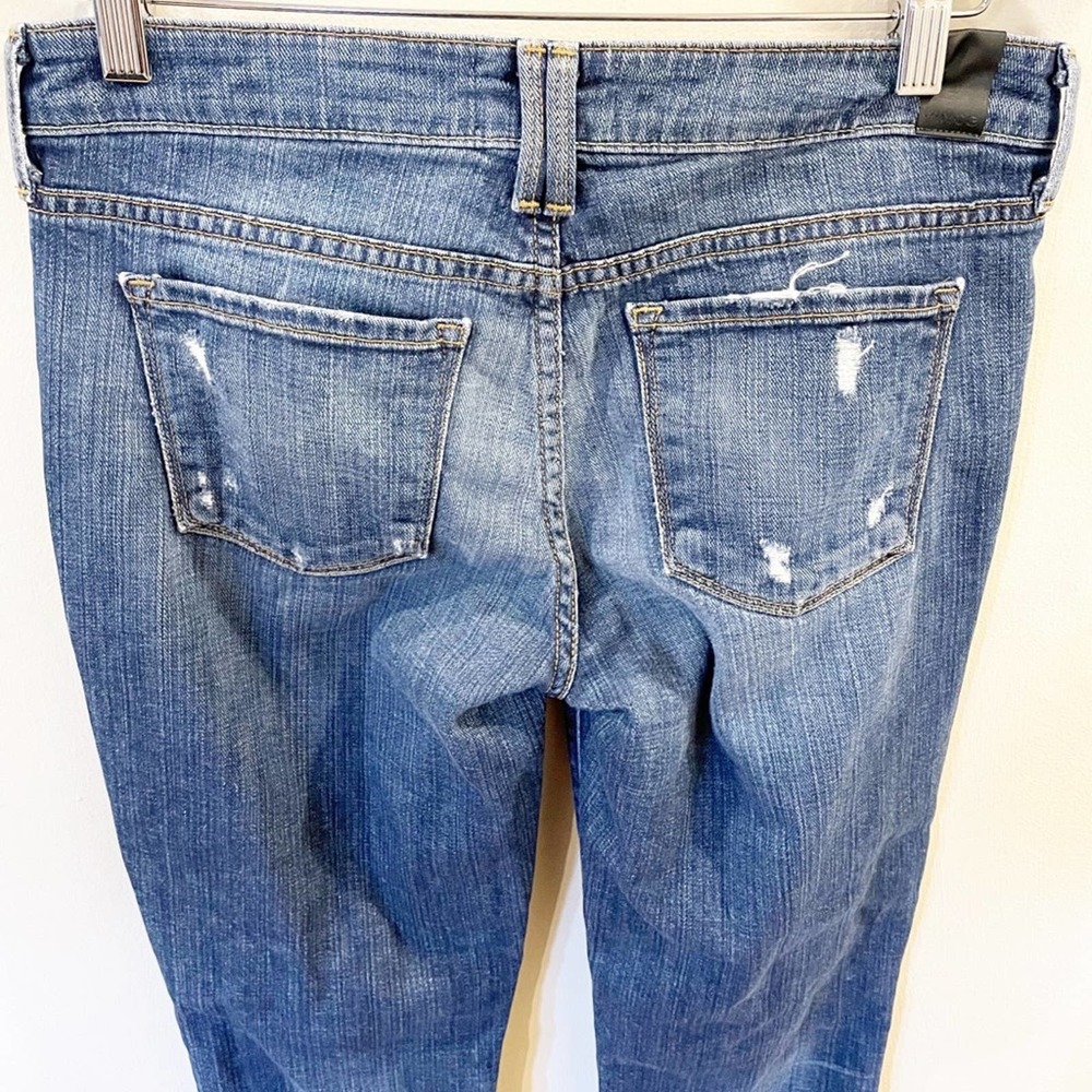 Vince Casey Cuffed Straight Leg Denim Jean Size 26 - Picture 5 of 16